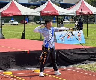 湯智鈞拚全運會射箭3連霸　自嘲首輪「沒對手」