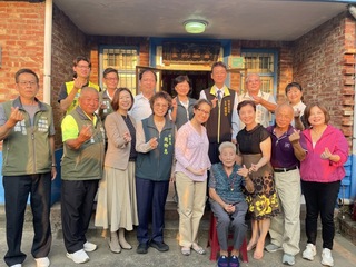 蕭副總統登門  祝賀台南2名百歲人瑞