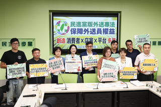 民進黨團提外送員權益專法　工會籲朝野一起合作