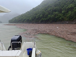 翡翠水庫豪雨挾300公噸漂流木　翡管局估2週內清完