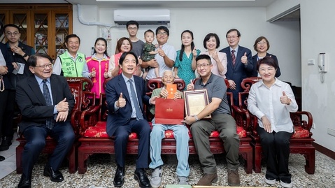 百歲人瑞數5749人創新高 最年長122歲也創紀錄