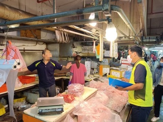 防非洲豬瘟衝擊　竹市公有市場豬肉攤免租1個月