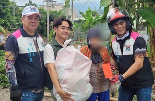 重機騎士獻愛南投　捐愛心物資、慰問金助弱勢