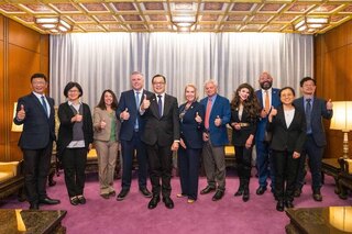 陳明祺款宴美新英格蘭地區州議會團　盼在台設經貿辦