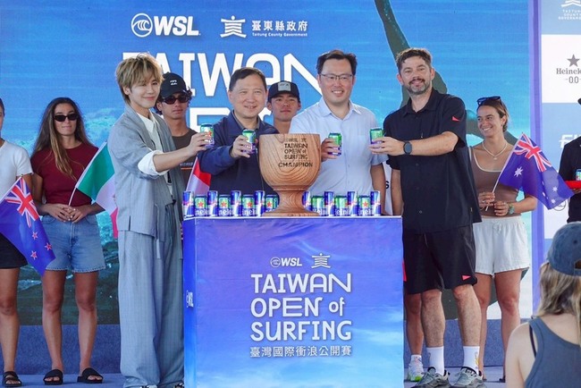 國際衝浪公開賽登場　鄭世忠：持續打造台灣品牌 | 華視新聞
