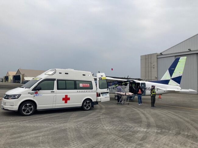 金門醫療專機抵松山機場後爆胎　安捷：原因待查 | 華視新聞