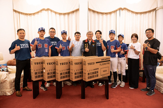 東元攜代言人陳傑憲捐贈電視300台　助花蓮重建家園