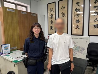 台中警助尋回手機　日籍旅客讚台灣警察太厲害