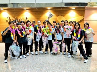 U16亞錦賽台灣女排奪亞軍返台　盼世錦賽再創佳績