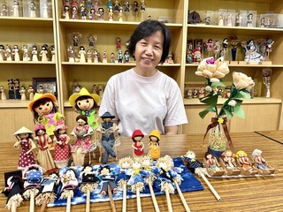 玉米葉重生　周玲玟手作玉米娃娃跨海日本傳遞創意