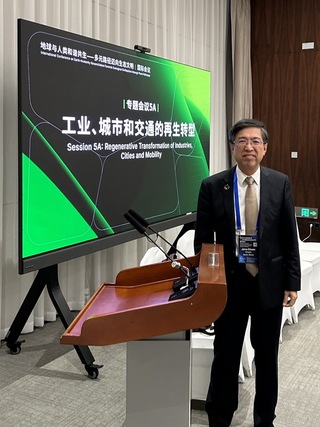 唐獎陳振川受邀羅馬俱樂部　談災後重建、永續運輸