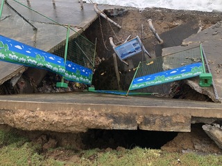 基隆潮境公園步道坍塌　海科館爭取經費整修