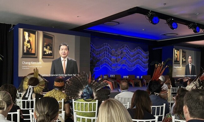 國泰金參與COP30　李長庚籲共創氣候自然摩爾定律 | 華視新聞