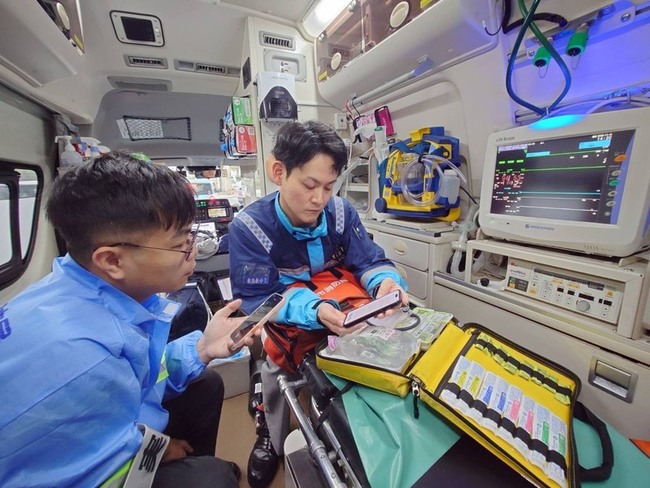 彰化消防局交流日本北九州  隨車觀摩救護勤務 | 華視新聞