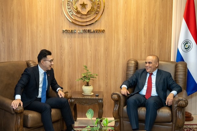 拜會巴拉圭參院議長　江啟臣：台巴邦誼情同家人 | 華視新聞