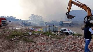 台南烏樹林廢棄物場火勢撲滅　一度影響14區空氣品質