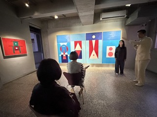 幾何抽象大師相遇金馬賓館　霍剛、權純益聯展開幕