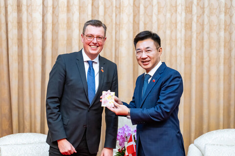 江啟臣接見丹麥國會議員　盼透過優勢互補創造雙贏