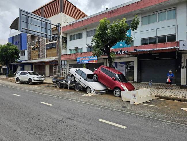 泰國南部洪災水位下降　台商物資救濟助復原 | 華視新聞