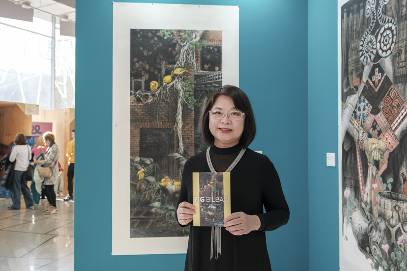 畢爾包藝博會 黃淑卿作品「夜八鸝」為主視覺