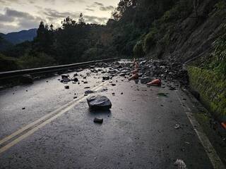 宜蘭太平山遊樂區聯外道路坍塌　預計午後搶通