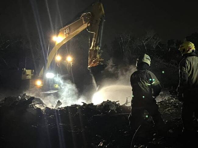 台南烏樹林暫置場大火悶燒　灌救13天完全撲滅 | 華視新聞