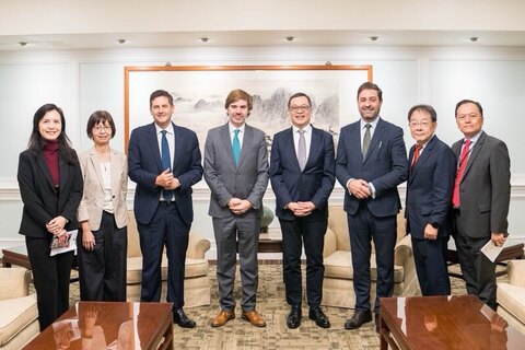 陳明祺歡迎葡萄牙國會議員訪團　感謝對台堅定支持