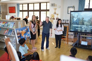 高雄文府國中推敘利亞筆友計畫  書畫交流真實體驗