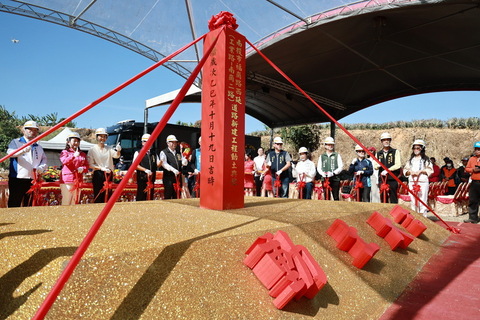 南投市福崗路西延開工 強化連結國3與南崗工業區