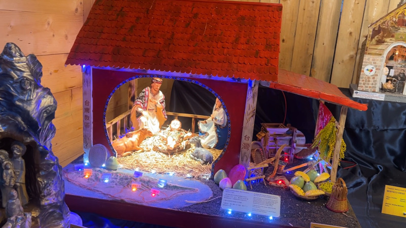 梵蒂岡百大馬槽展台灣作品