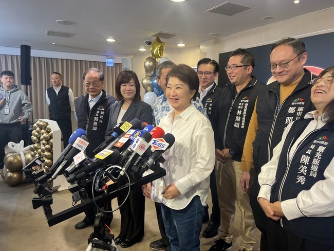 江啟臣宣布參選台中市長  盧秀燕：很好 | 華視新聞