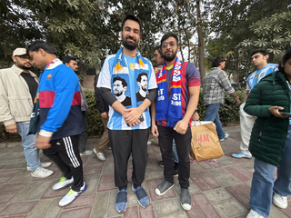 梅西印度行德里場待好待滿　粉絲大呼美夢成真