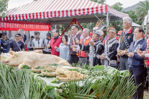 花蓮豐濱噶瑪蘭文化聚會所動土 部落文化新里程