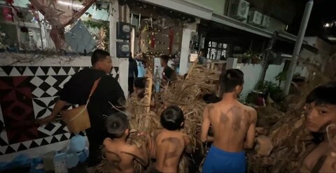 台東卑南族少年祭登場 扮鬼嚇走部落霉運與喪氣