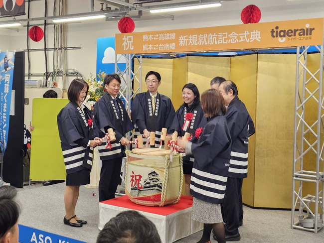 台灣虎航高雄台南熊本航線啟航  深耕日本市場 | 華視新聞