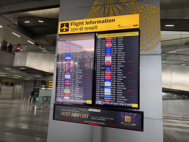 印度霧霾嚴重影響能見度　德里機場已逾200航班延誤 | 華視新聞