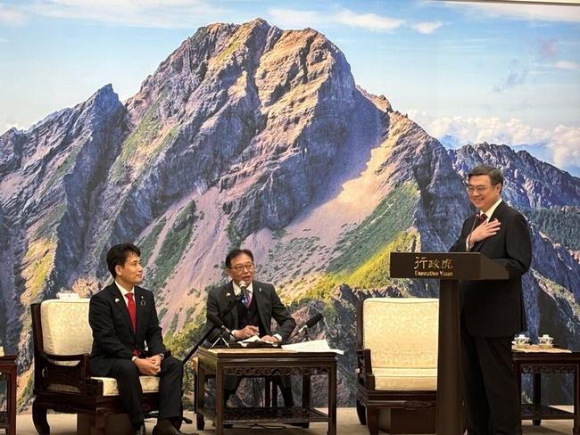 卓榮泰接見瀧波宏文　盼強強聯手實現自由開放印太 | 華視新聞