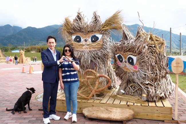 黃鐙輝花蓮富里拍紀錄片  推廣台灣米走向國際