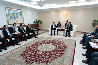 顧立雄接見前日本法務大臣訪團　盼深化雙邊國防交流