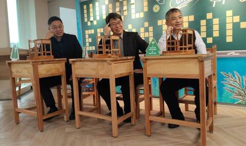 國產木材製課桌椅落實碳循環　建中採購1110套