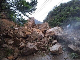 宜蘭地震新北平溪106線中斷 估下午3時前單線通行