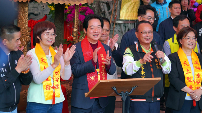 賴清德彰化祈求國泰民安 籲鄉親支持陳素月接棒縣長