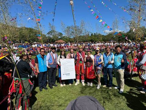 普悠瑪部落年祭台東縣府送禮 部落資源共管試辦上路