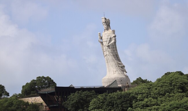 馬祖媽祖巨神像船型平台整修完畢　重新對外開放 | 華視新聞