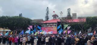 澎湖元旦升旗　陳光復續推全齡福利