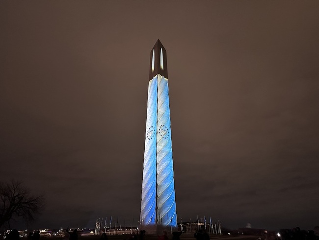 喜迎2026華府地標變身蠟燭  為建國250年慶典揭幕 | 華視新聞