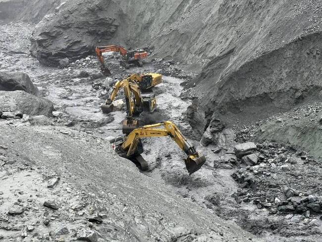 馬太鞍堰塞湖溢流口擴大加深 目標恢復原有河道 | 華視新聞