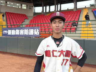 大專棒球聯賽蔡承晉2安3打點　表現好就會被看到
