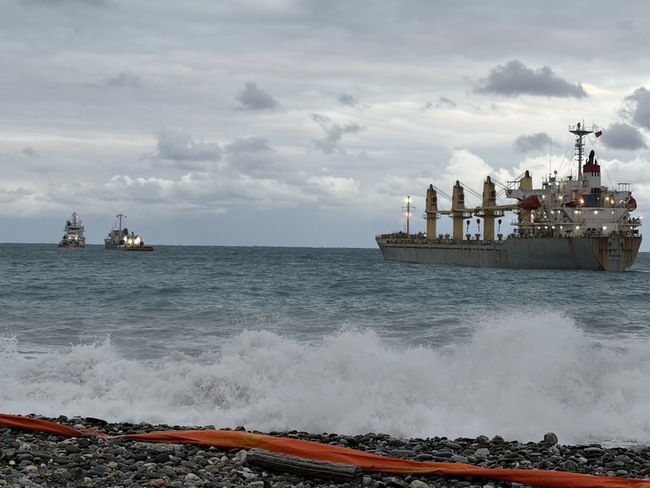 巴拿馬籍貨輪擱淺花蓮外海　成功脫困無油污外洩 | 華視新聞