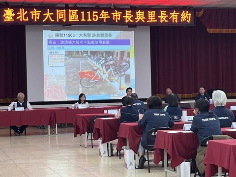 北市敬老卡春節前可泡大眾池　有望新增騎乘YouBike